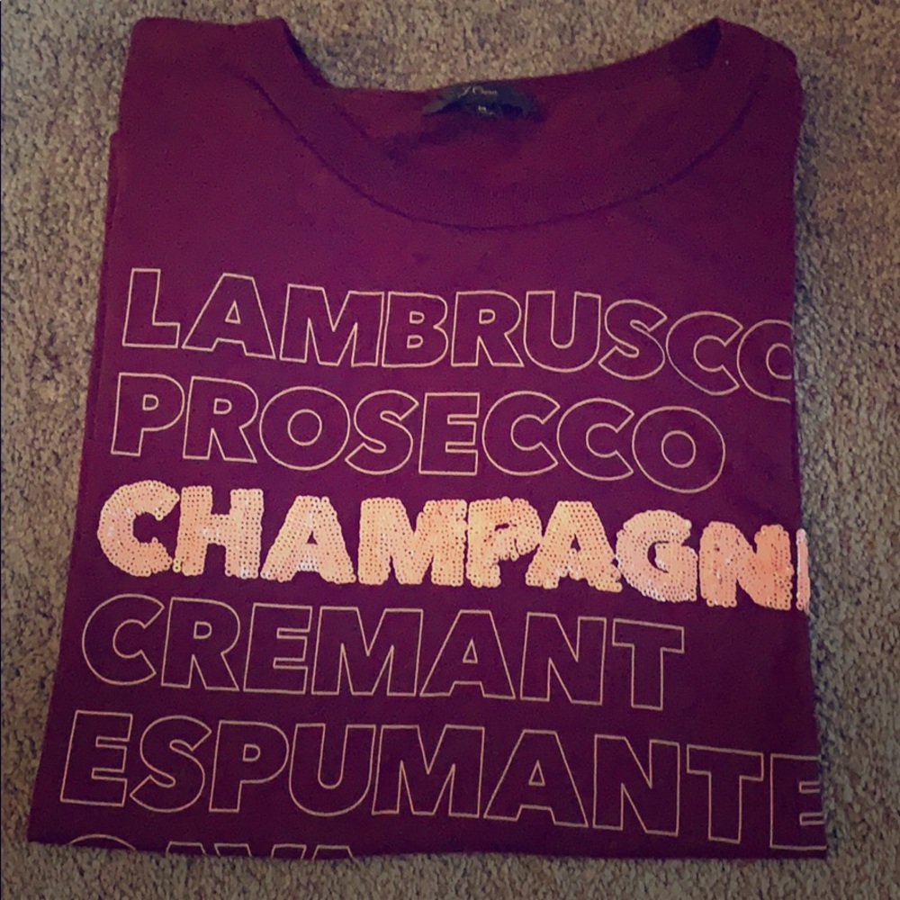 J.Crew Wine T-Shirt